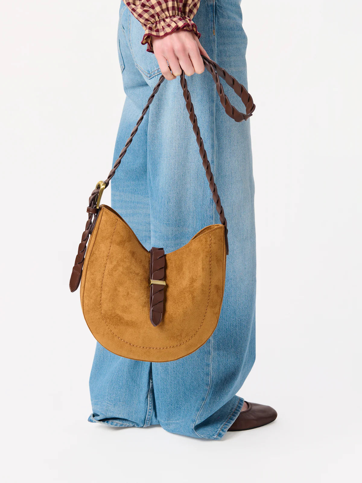 ROBERTA CROSSBODY BAG in Tan