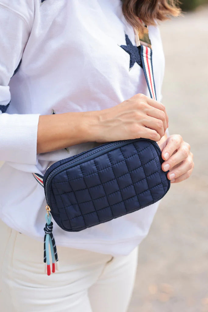 EZRA BELT BAG in Navy