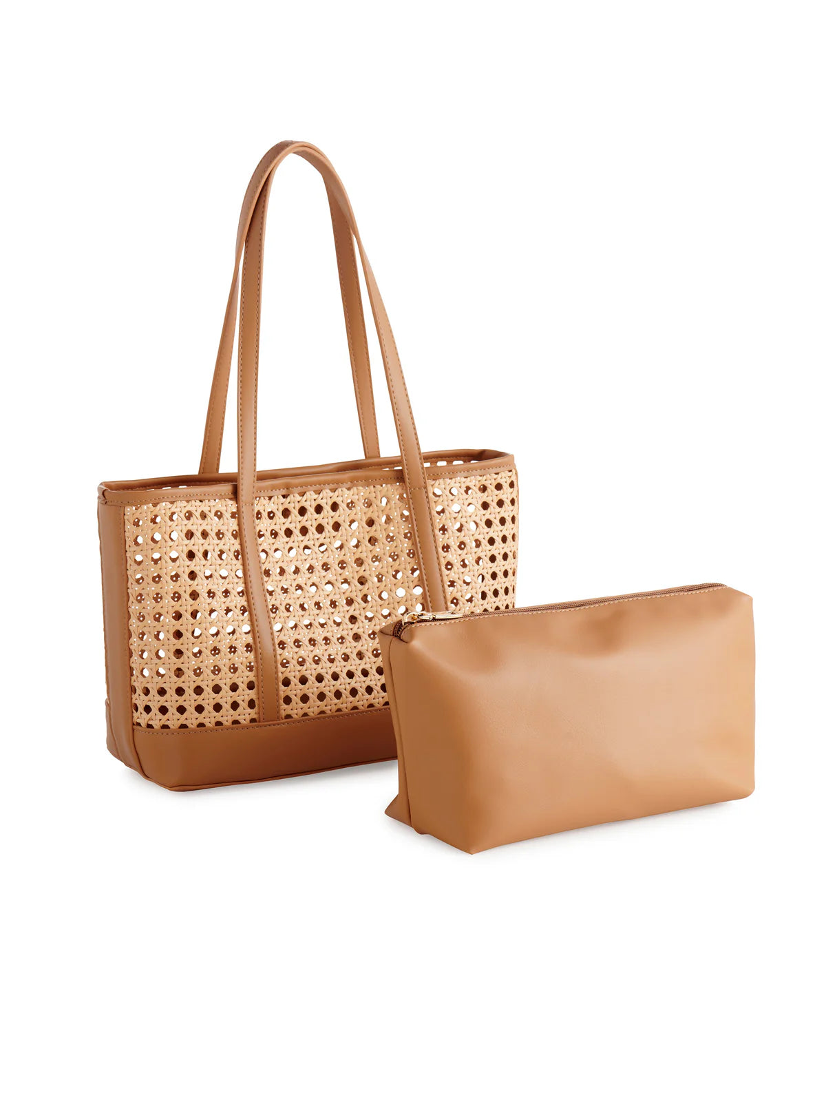 SOLEIL MINI TOTE in Tan