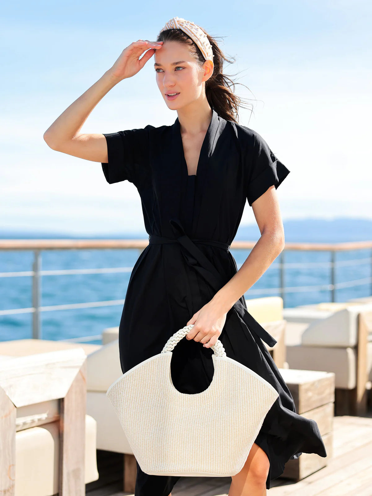 CLARA TOP HANDLE BAG in Ivory