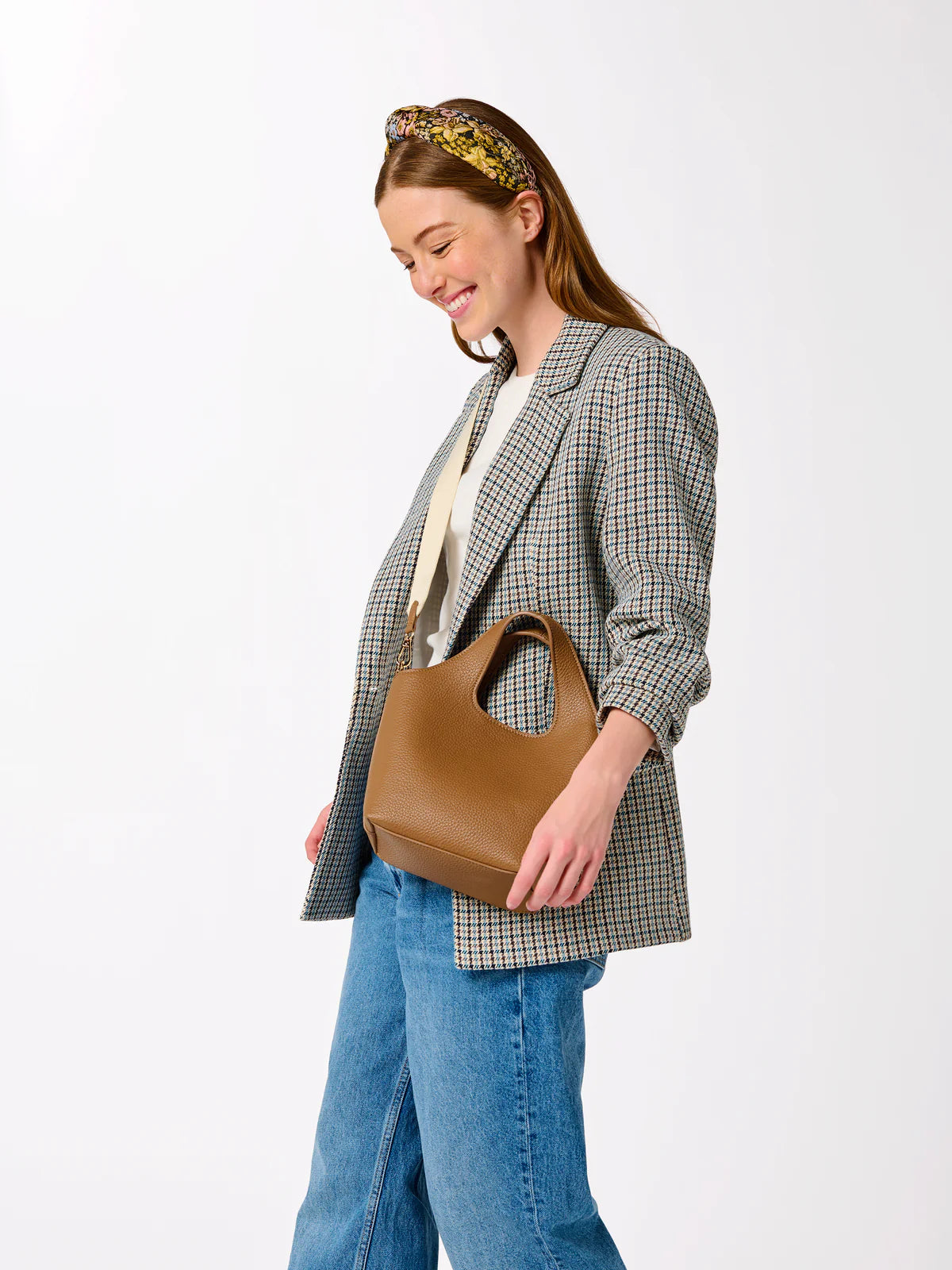 ALBA MINI TOTE in Tan