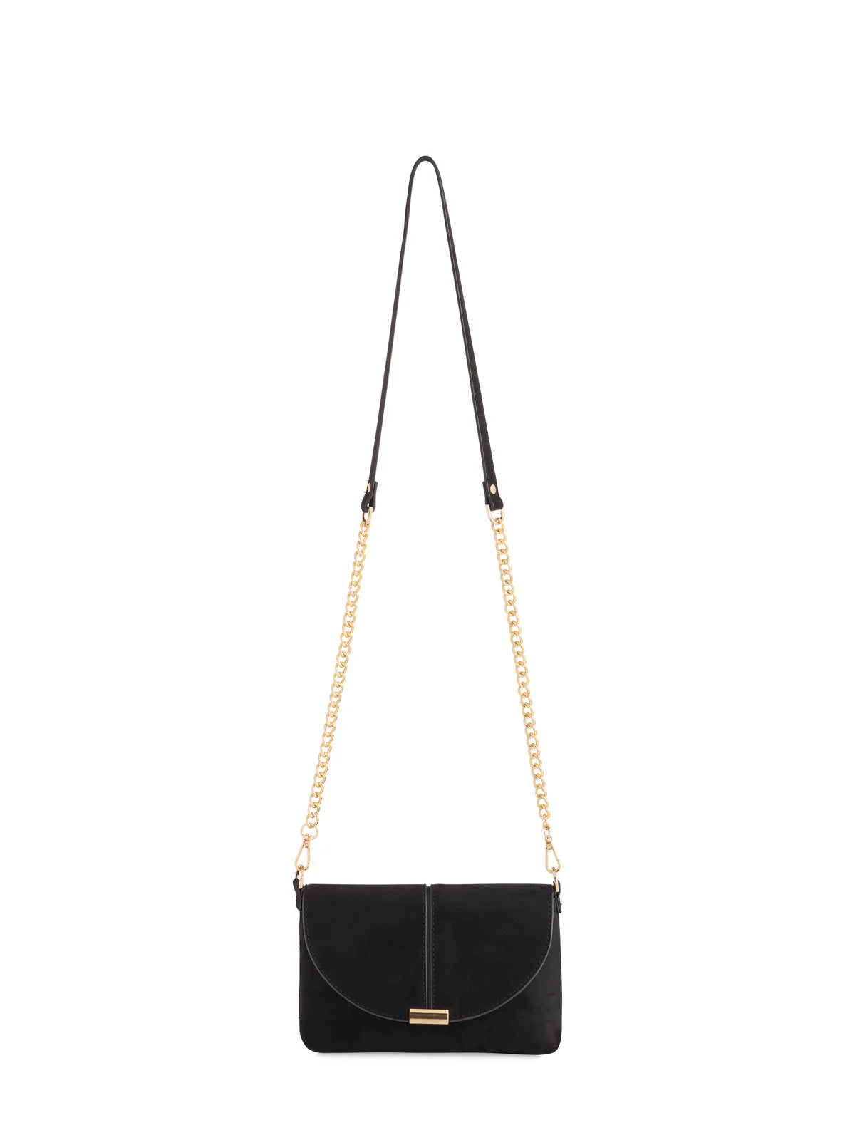 LAUREN CROSSBODY/WRISTLET in Black