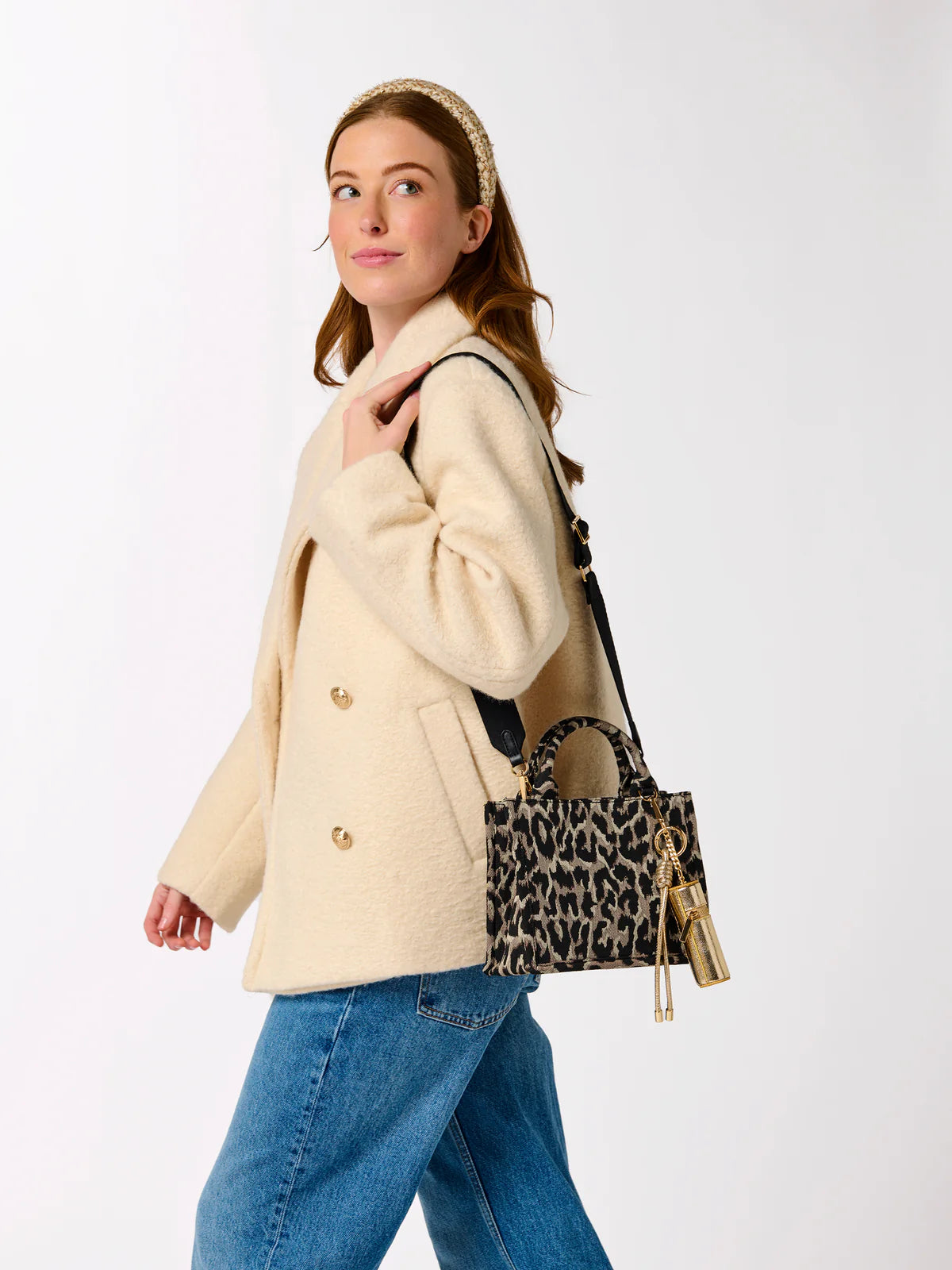 LEO MINI TOTE in Leopard