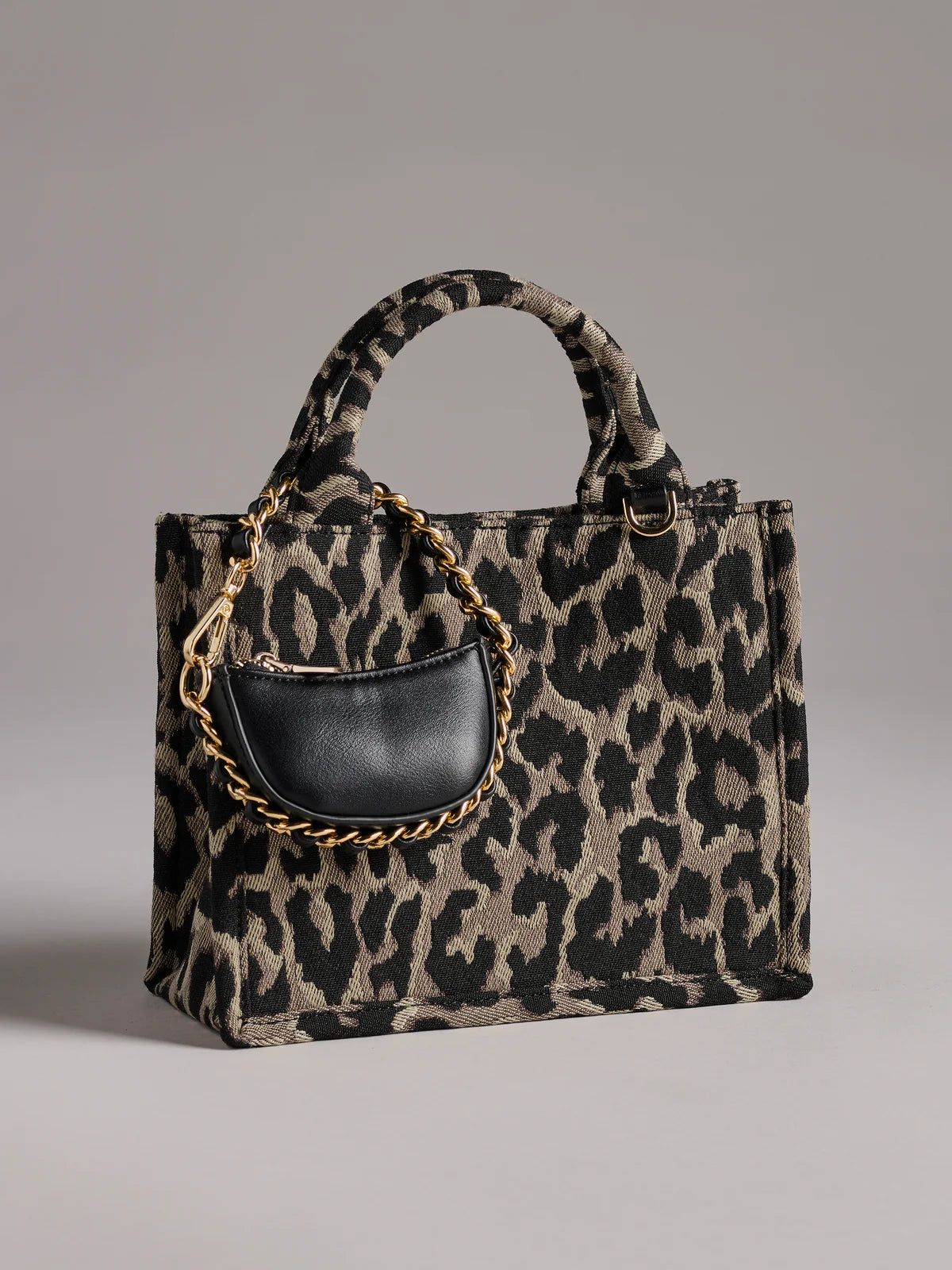 LEO MINI TOTE in Leopard