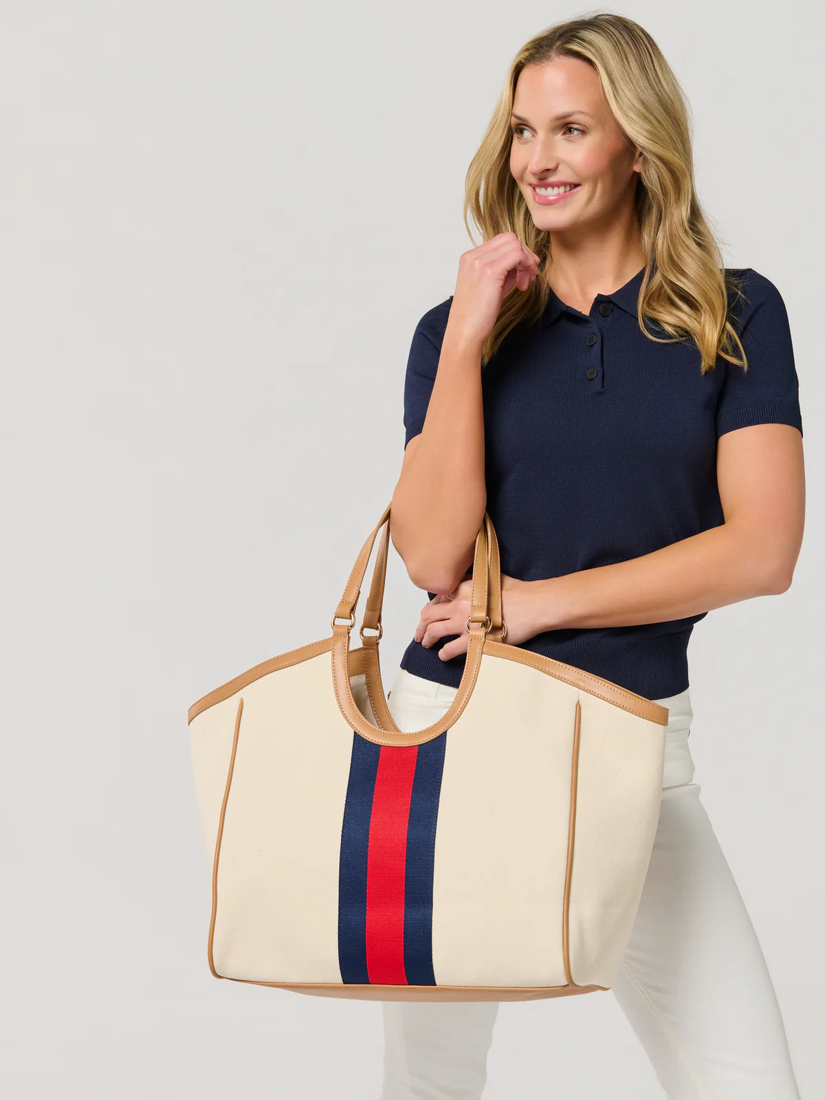 SCALA TOTE in Ivory
