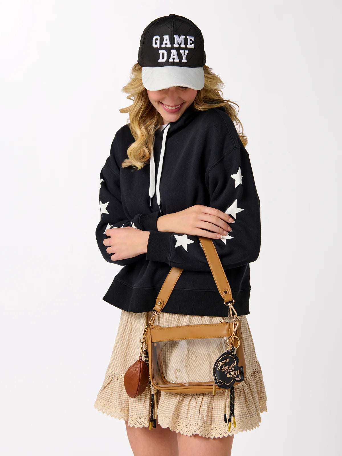 TAYLOR 2-WAY SHOULDER BAG in Tan
