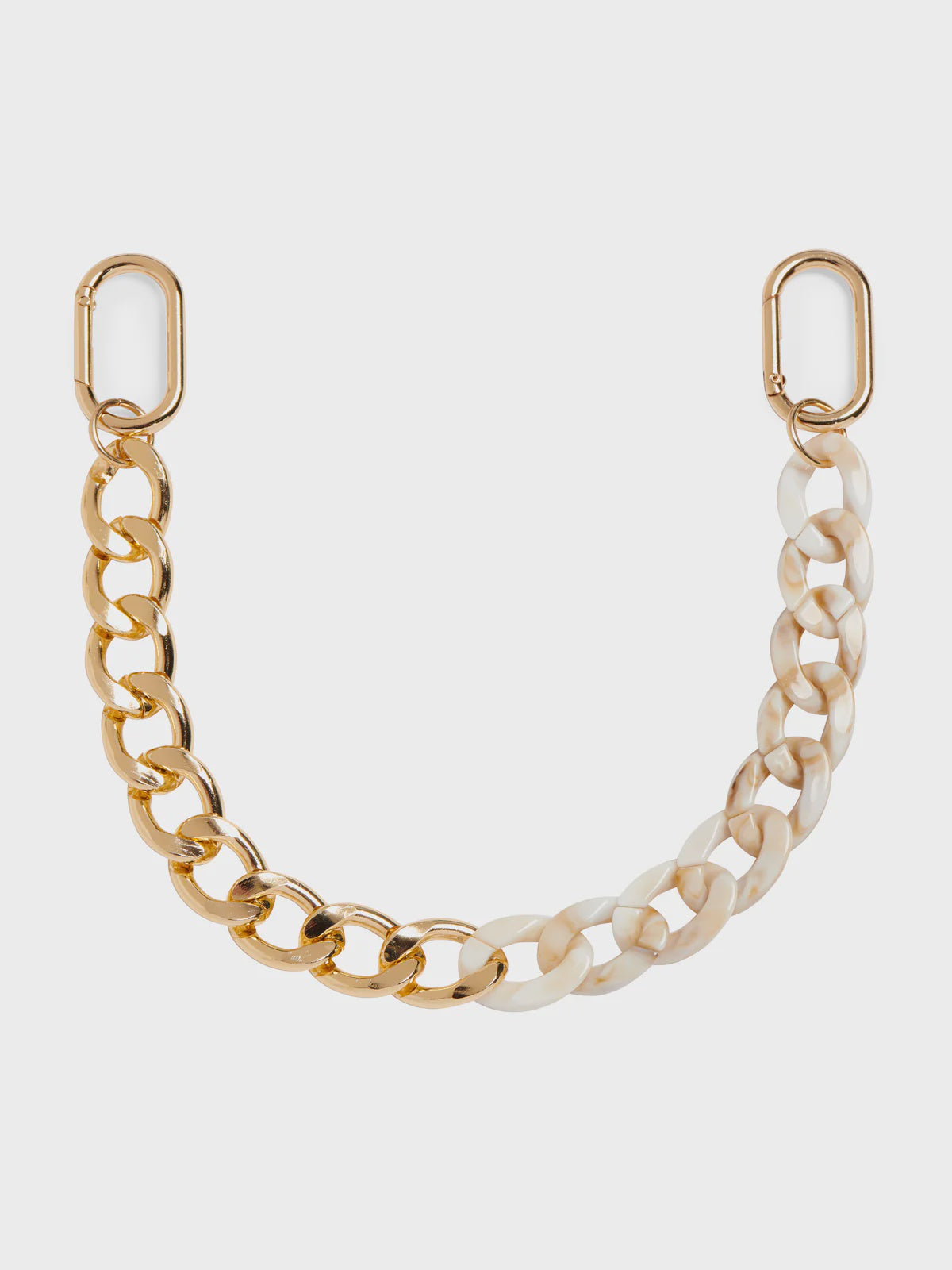 CHAIN BAG CHARM in Ivory