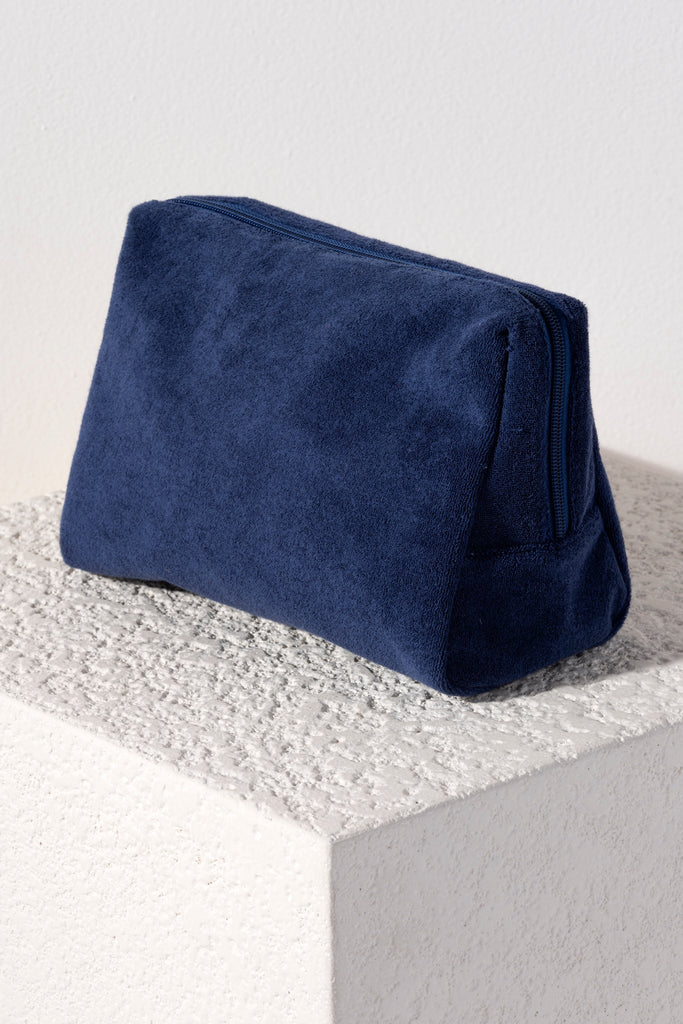 SOL ZIP POUCH in Navy