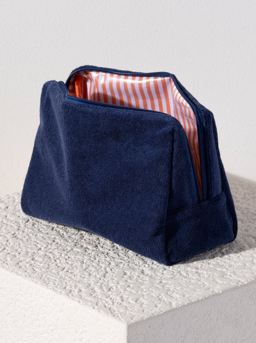 SOL ZIP POUCH in Navy