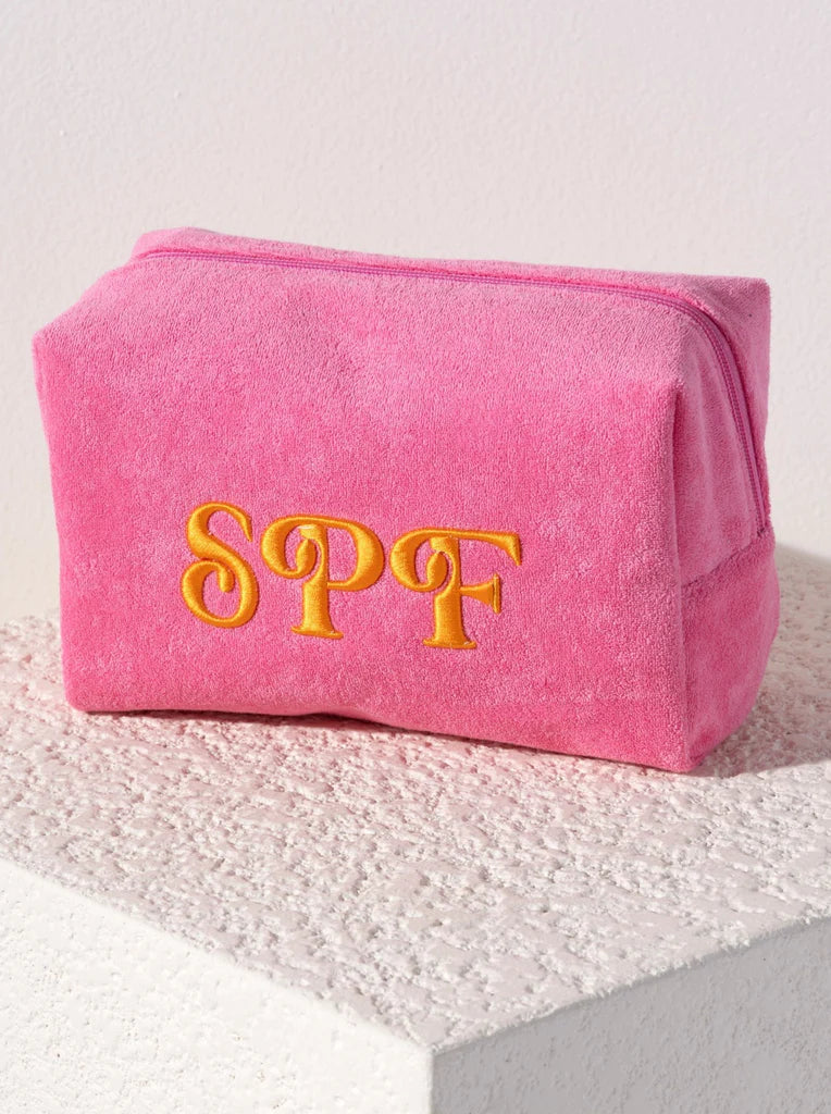SOL SPF ZIP POUCH in Pink