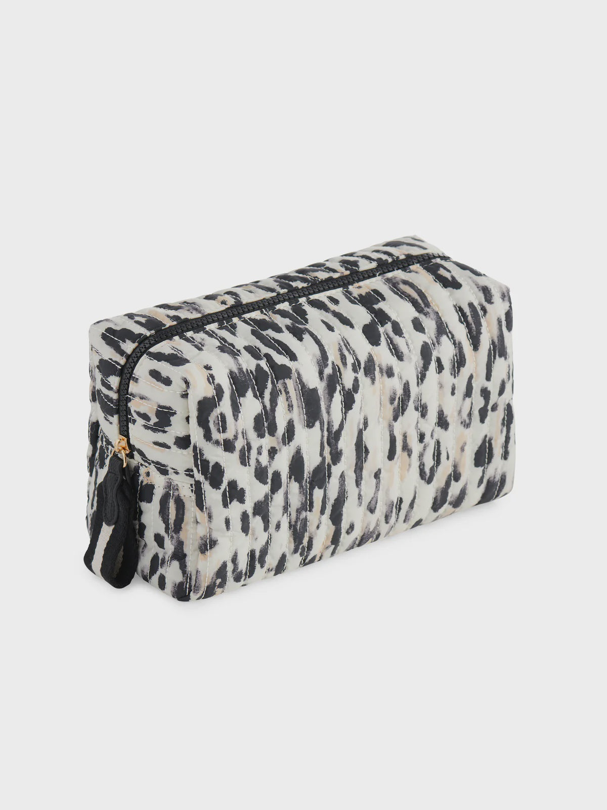 EZRA LARGE BOXY COSMETIC POUCH in Leopard
