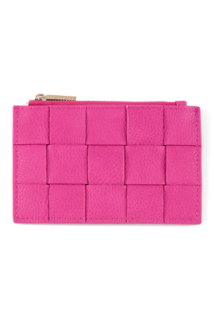 VERONA CARD HOLDER in Fuchsia