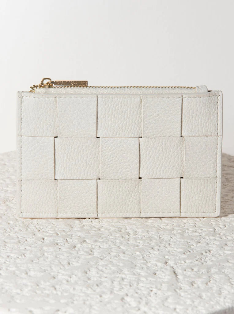 VERONA CARD HOLDER in Ivory