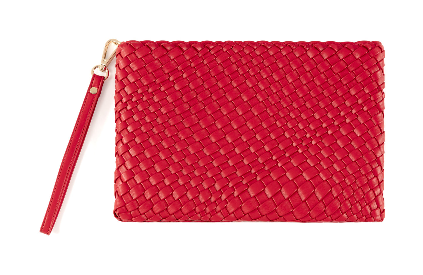 BLYTHE ZIP WRISTLET in Red