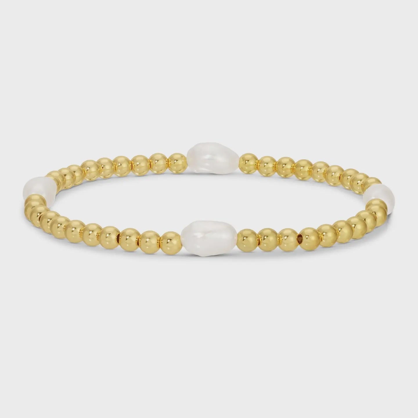 4MM STRETCH MEDIUM PEARL BRACELETS