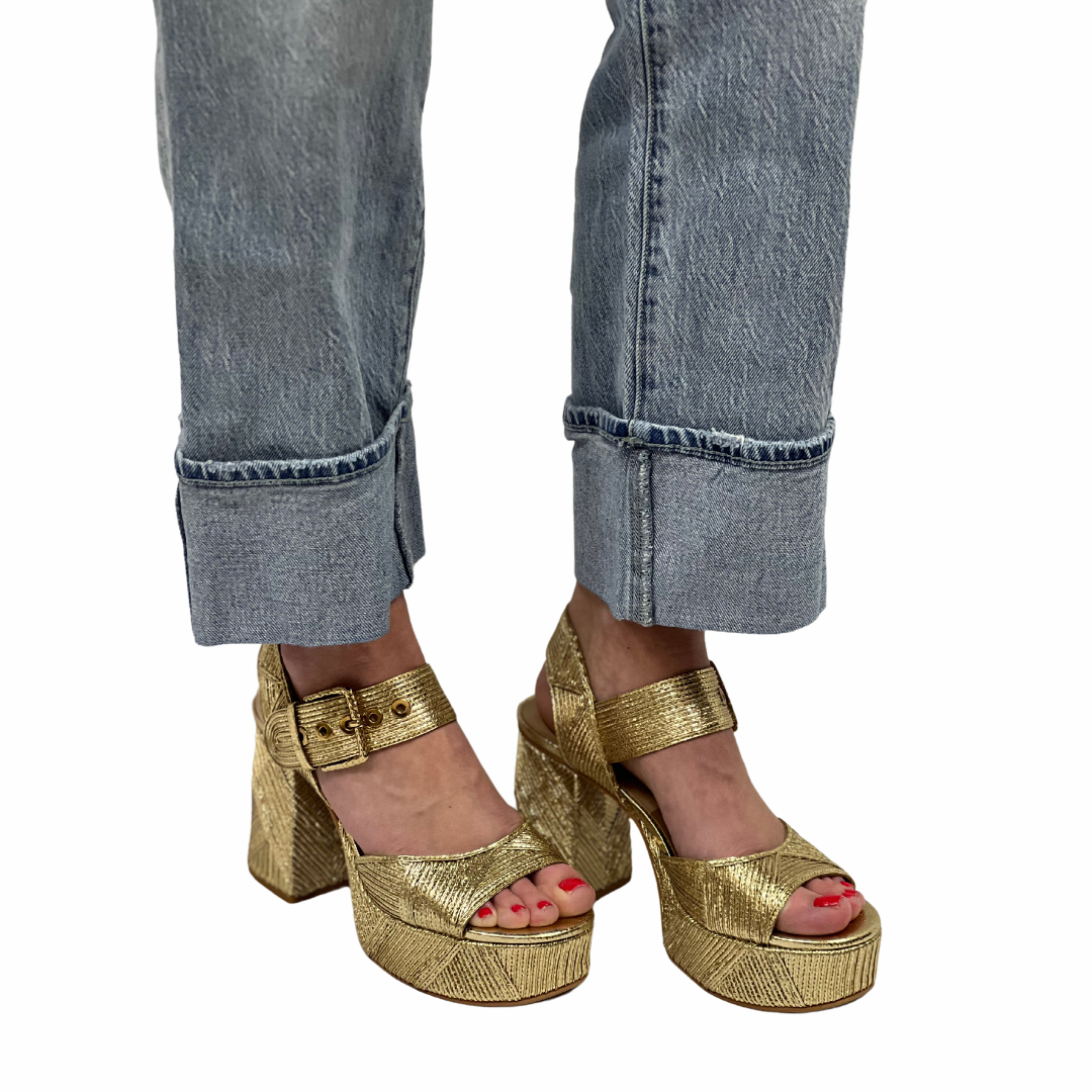 BOBBY DECO in Gold Woven