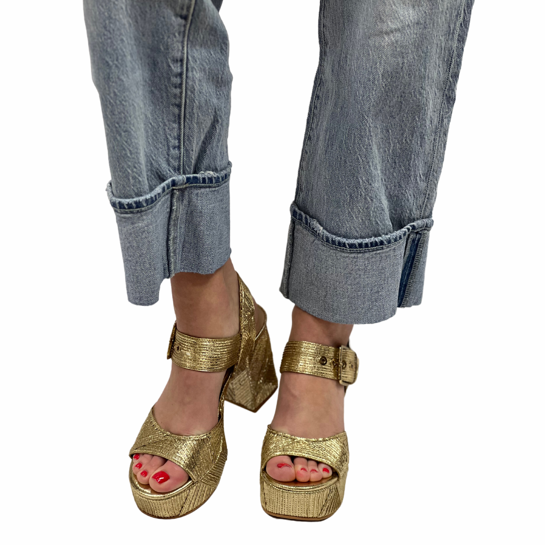 BOBBY DECO in Gold Woven