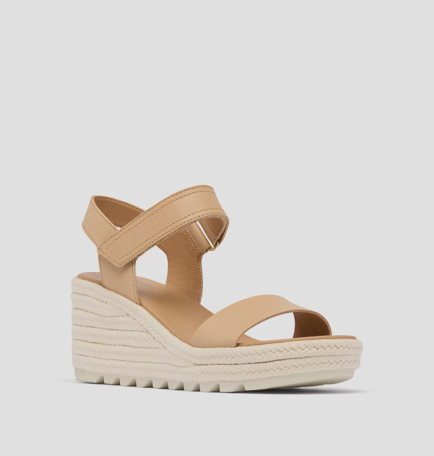 CAMERON WEDGE in Honest Beige + Chalk