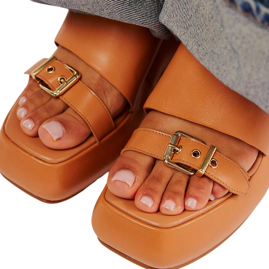 MILA MINIMAL WEDGE in Vachetta