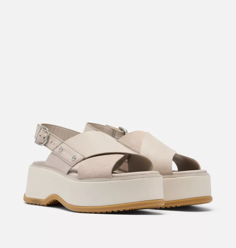 DAYSPRING CRISSCROSS SANDAL in Crushed Clay + Chalk