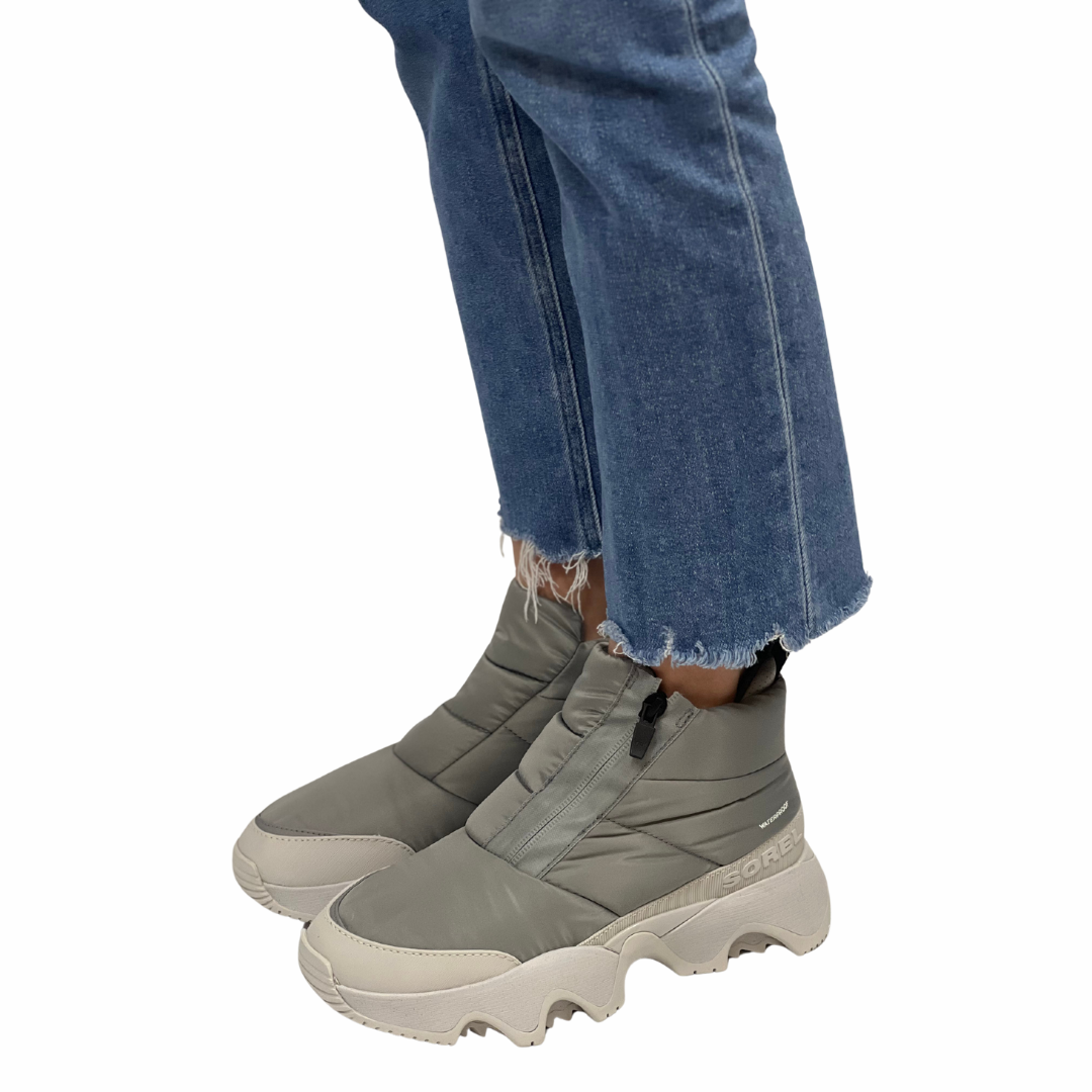 KINETIC IMPACT PUFFY ZIP WP in Chrome Grey + Moonstone