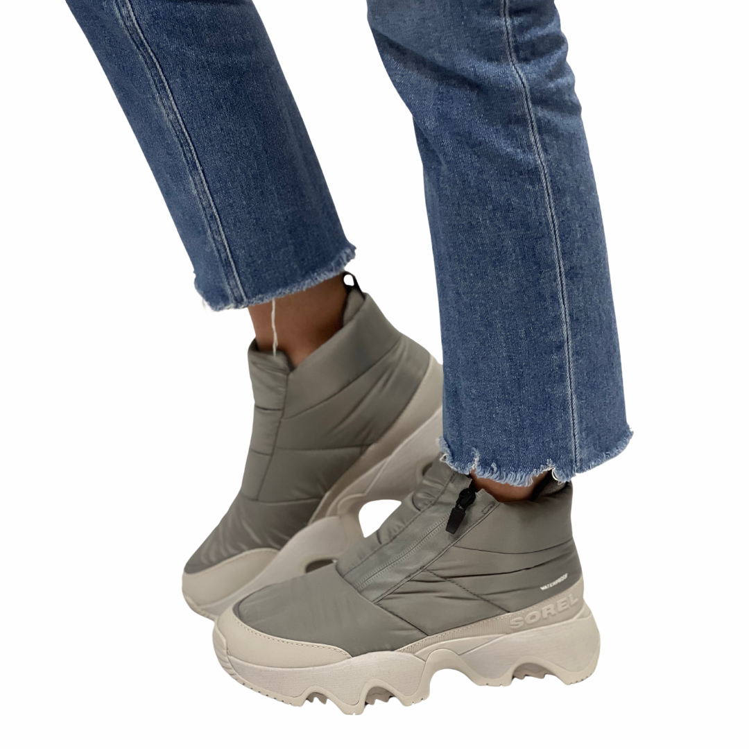 KINETIC IMPACT PUFFY ZIP WP in Chrome Grey + Moonstone