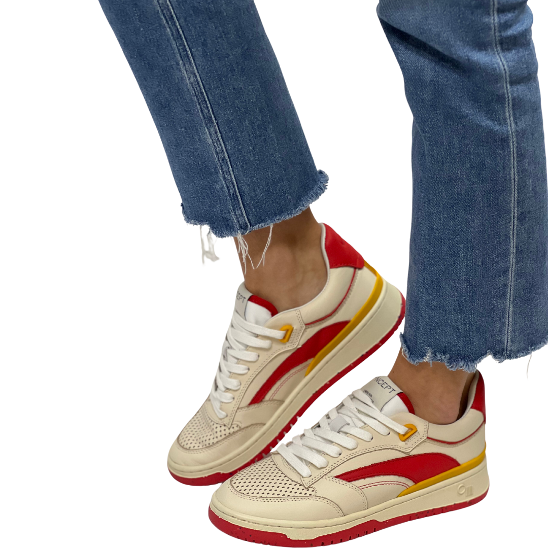 PRESTON in Retro Red