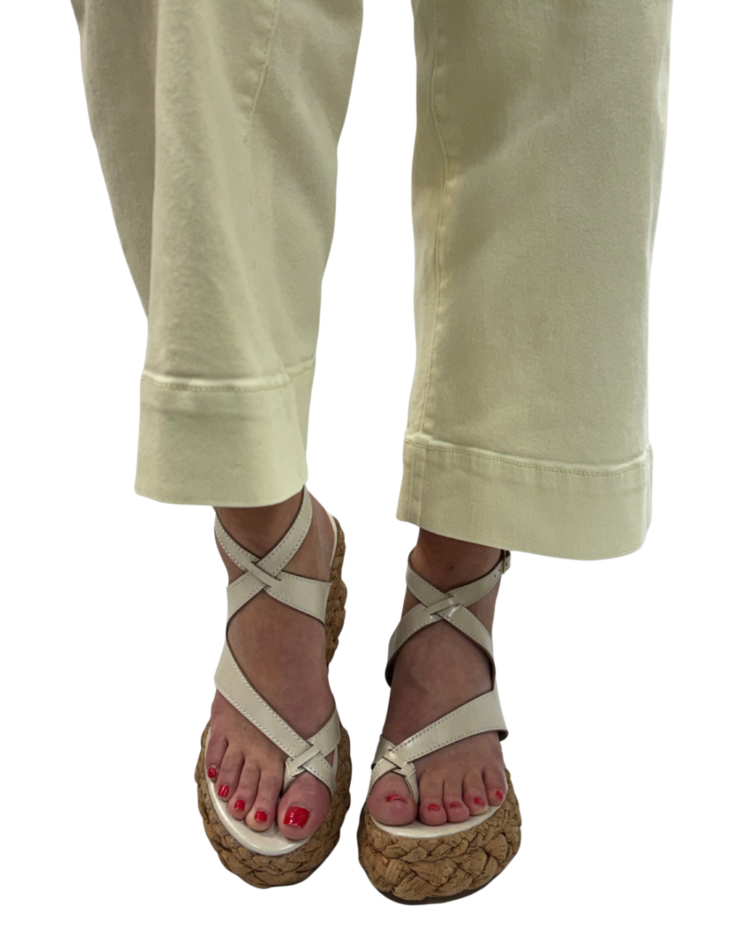 IRIS WEDGE in Off White