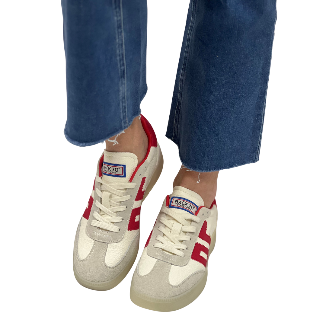 BOSTON 2502 in White Red