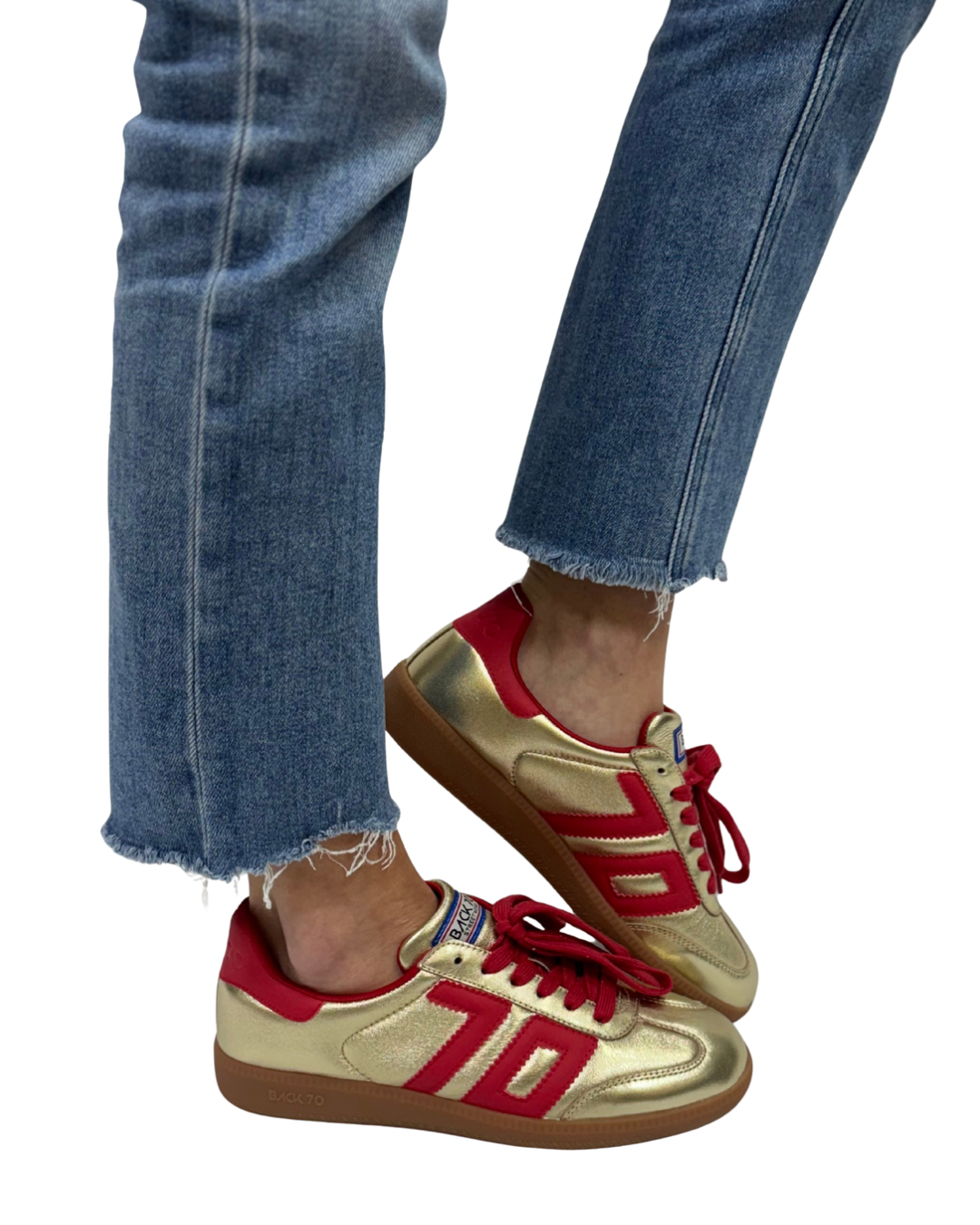 CLOUD NM in Gold + Red