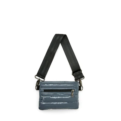 BUM BAG CROSSBODY in Carbon Patent