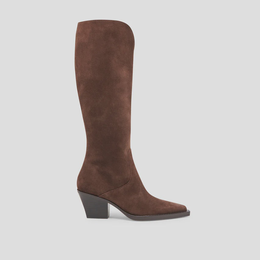 RAJ in Dark Brown Suede