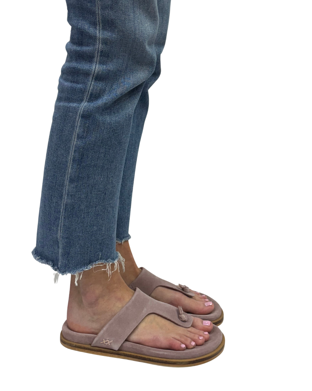 MIKA FOOTBED SANDAL in Orchid Ice