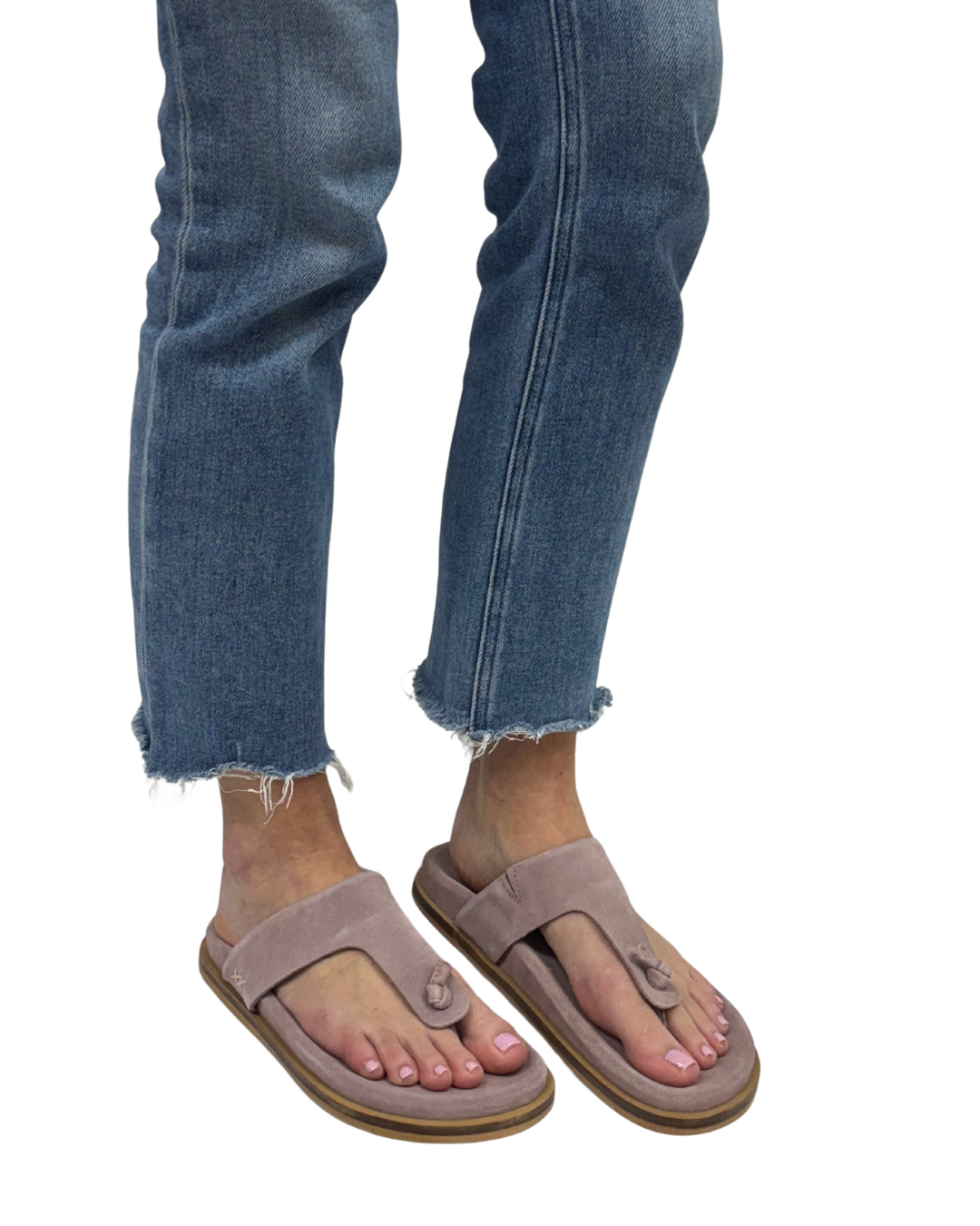 MIKA FOOTBED SANDAL in Orchid Ice