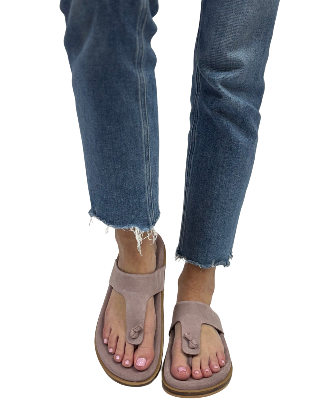 MIKA FOOTBED SANDAL in Orchid Ice