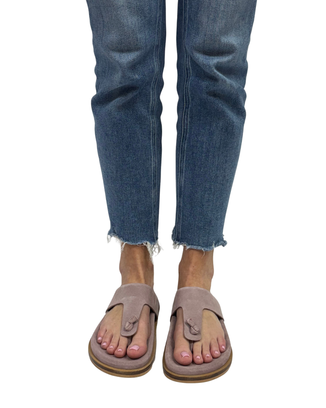MIKA FOOTBED SANDAL in Orchid Ice