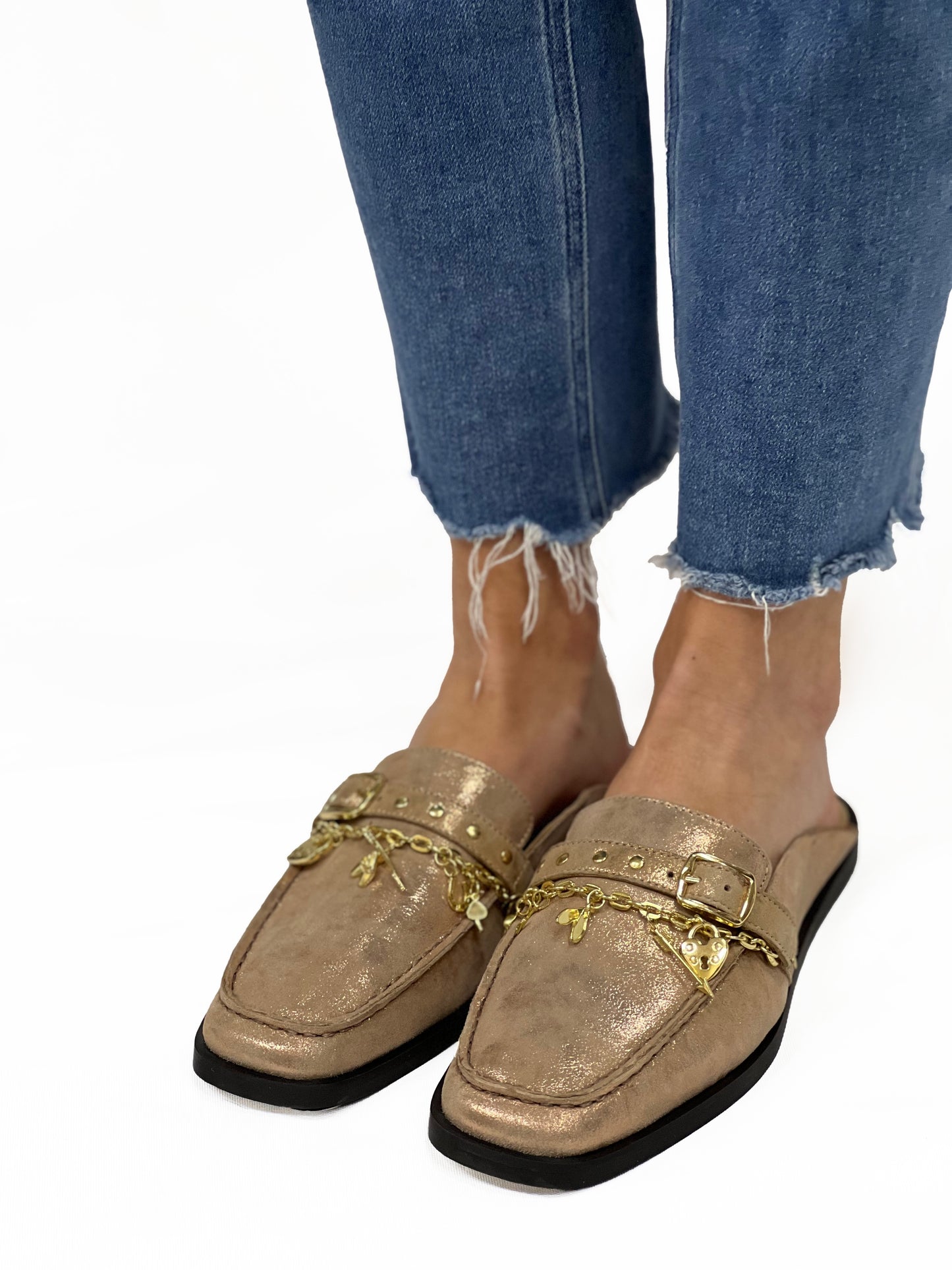 MYSTIC TREASURES MULE in Rose Gold