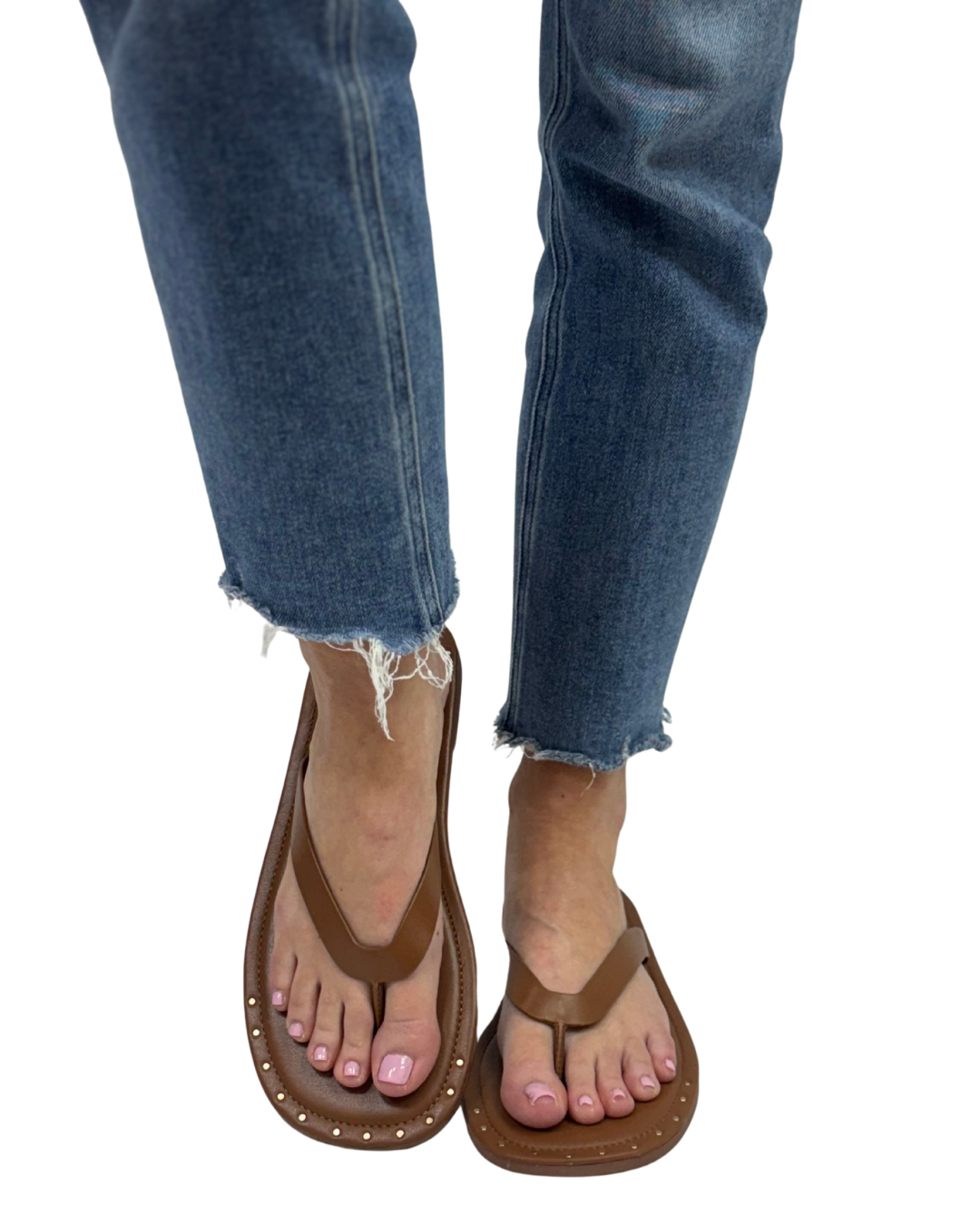 SONA THONG SANDAL in Luggage