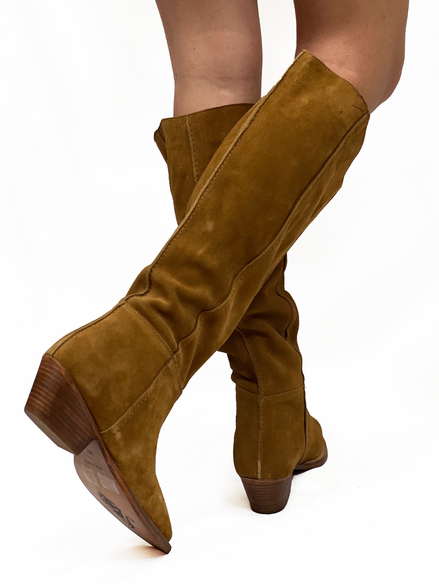 SWAY LOW SLOUCH BOOT in Burnt Caramel