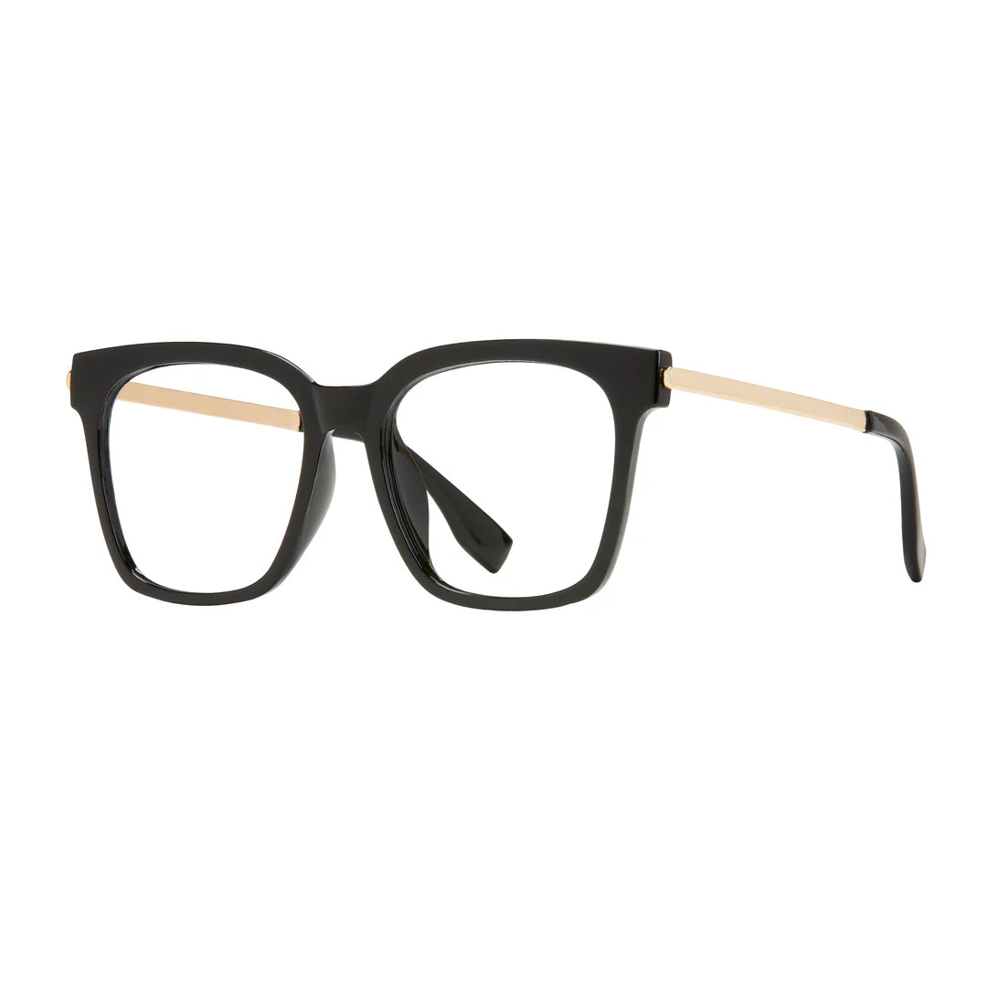 EVERLY READERS in Shiny Black