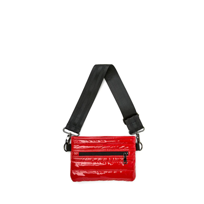 BUM BAG CROSSBODY in Lipstick Patent