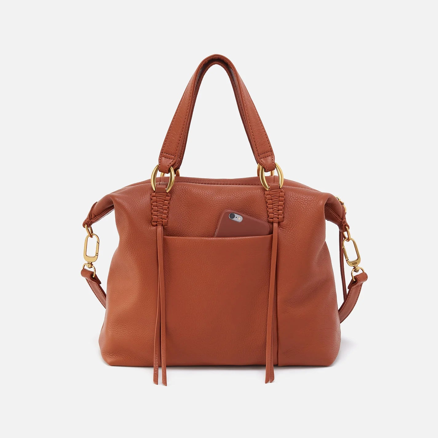 HARLEY SATCHEL in Warm Honey