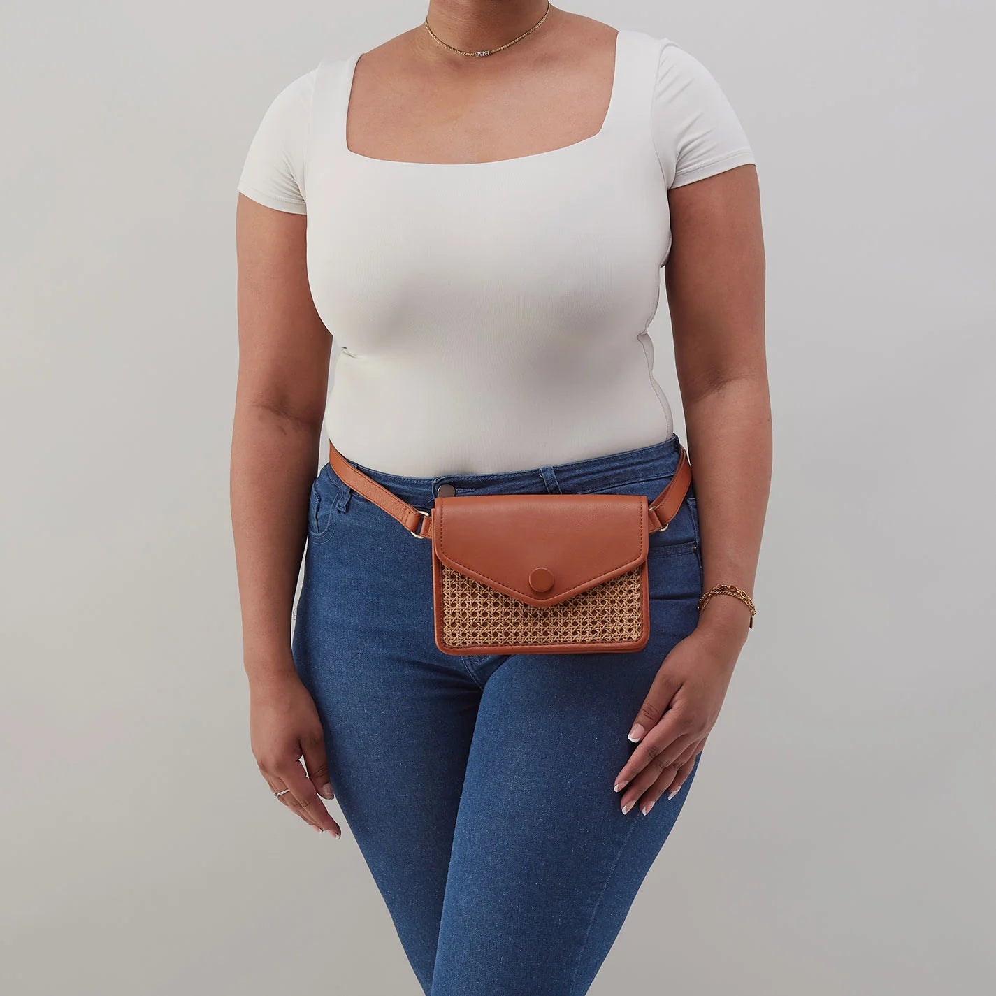 MARGOT BELT BAG in Burnished Caramel