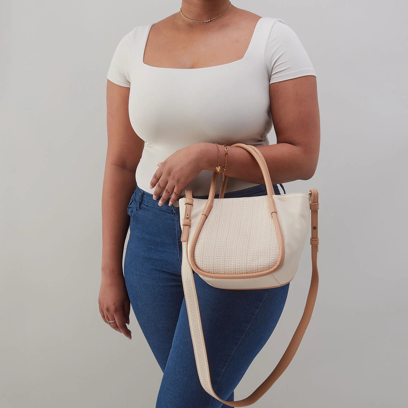 MARGOT SATCHEL in Cream