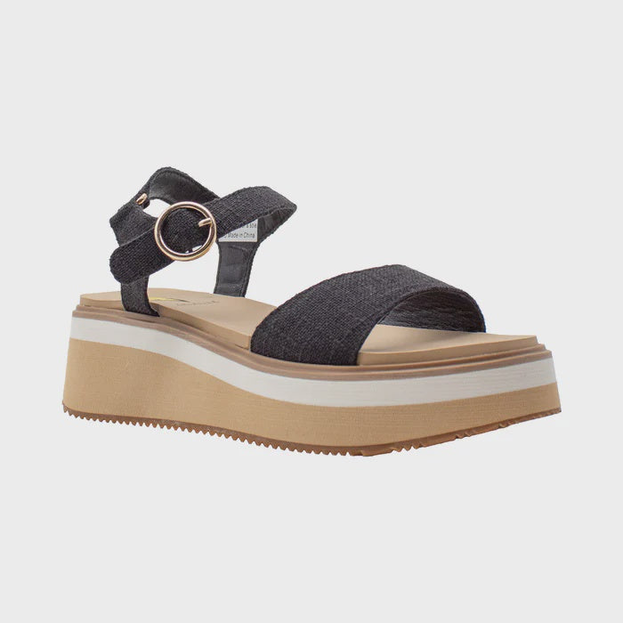 PORCINI in Black Linen