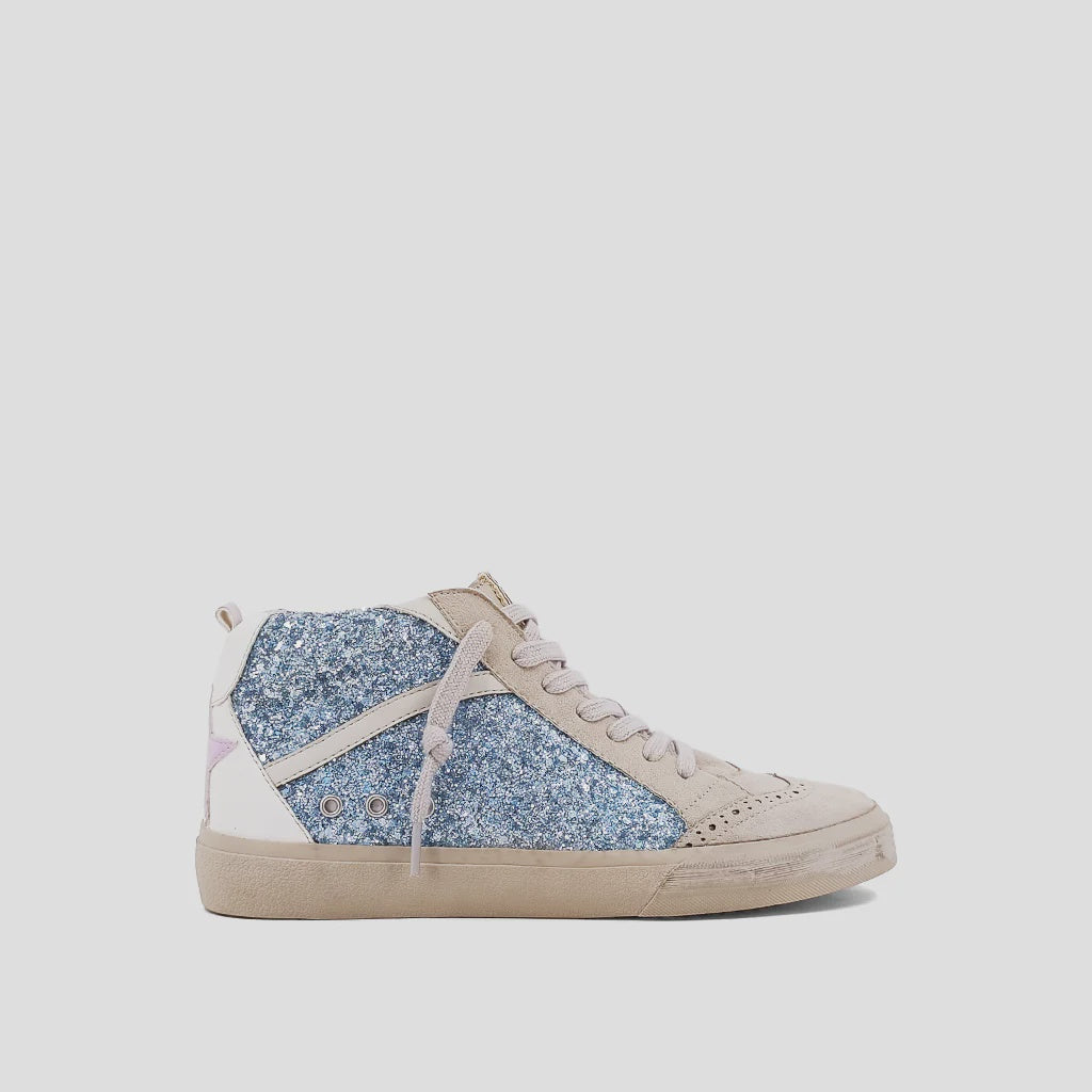 RILEY in Blue Glitter
