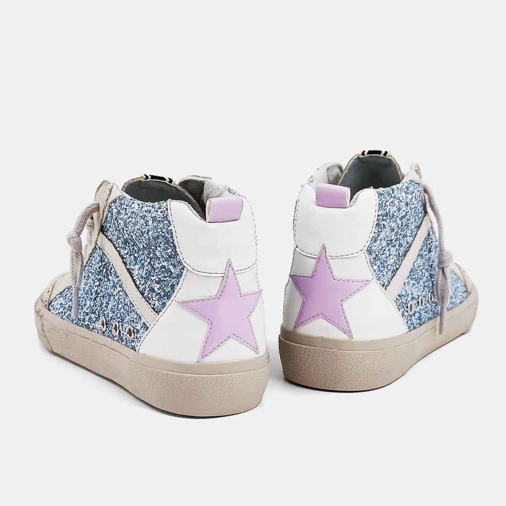 RILEY in Blue Glitter