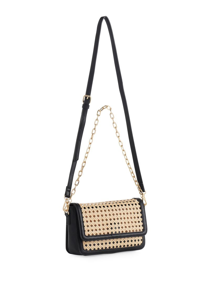 SOLEIL SHOULDER BAG in Black