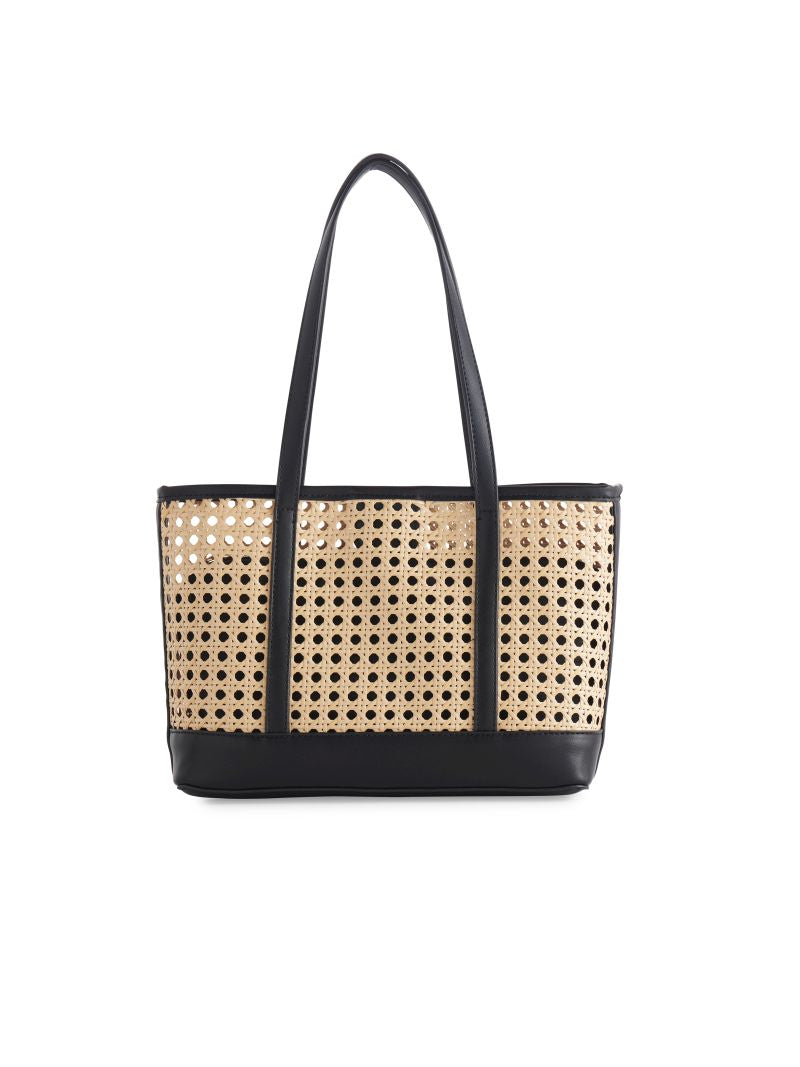 SOLEIL MINI TOTE in Black
