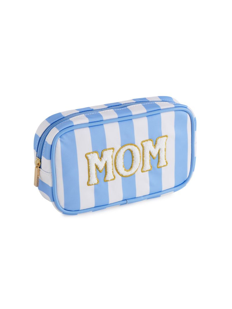 MOM ZIP POUCH in Blue